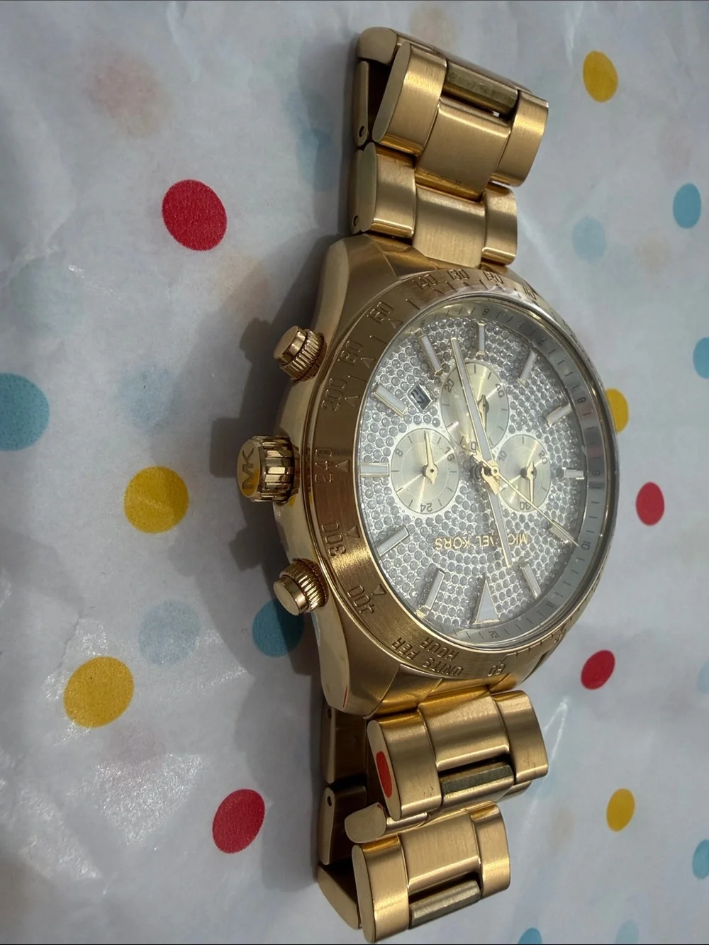 Michael Kors gold tone